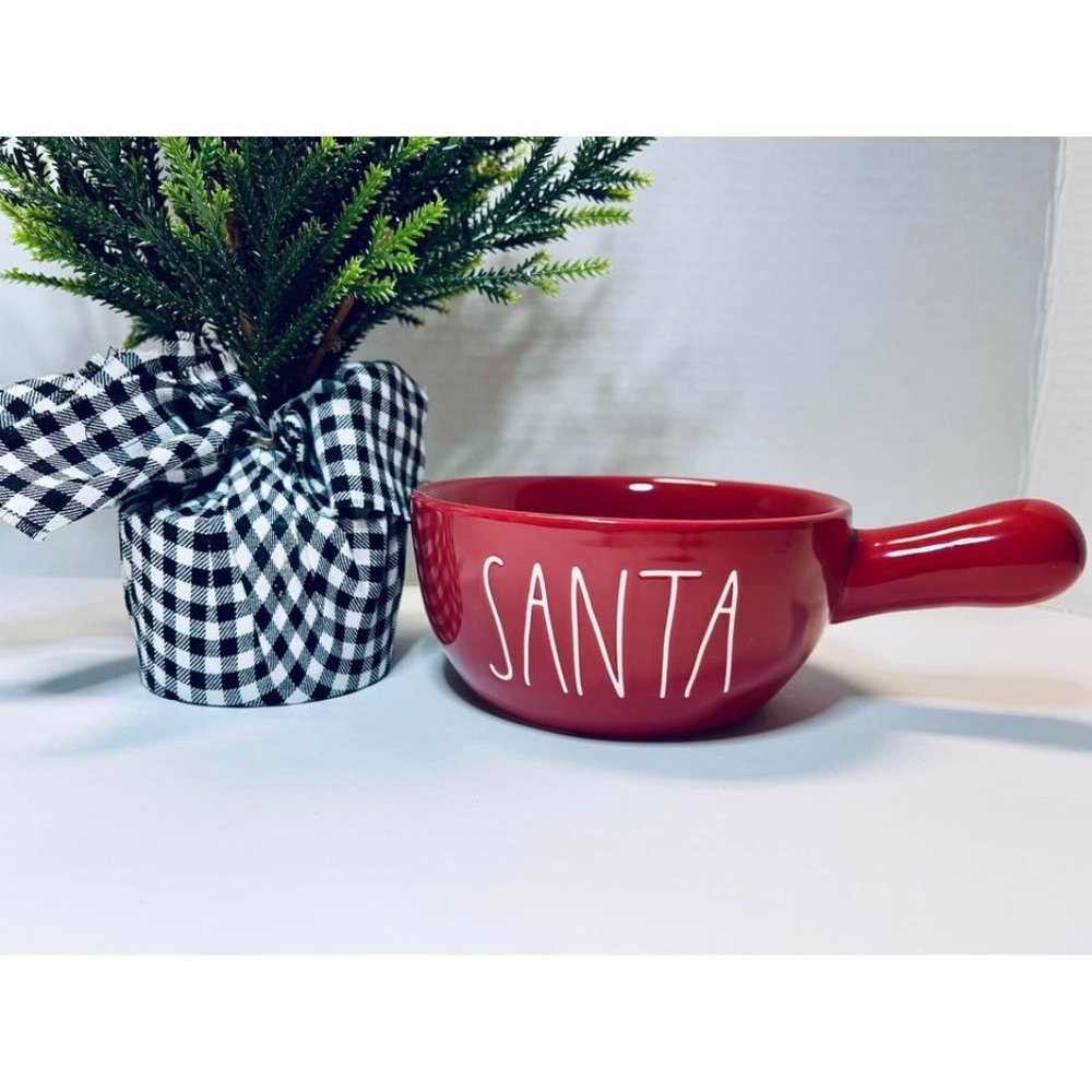 Rae Dunn Santa Bowl